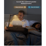 Laptop, Telefoane si Tablete - Laptopuri si accesorii - Accesorii Laptop - Standuri/Coolere notebook - Masuta Laptop Multifunctionala Saiji, 540mm x 330mm x 100mm, Lumina LED, 3 Ajustari Luminozitate, Negru - Infinity.ro