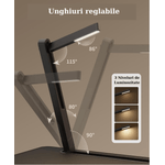 Laptop, Telefoane si Tablete - Laptopuri si accesorii - Accesorii Laptop - Standuri/Coolere notebook - Masuta Laptop Multifunctionala Saiji, 600mm x 450mm, 4 Unghiuri de Reglare Suprafata, 5 Nivele de Inaltime Reglabile - Infinity.ro