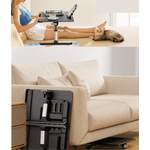 Laptop, Telefoane si Tablete - Laptopuri si accesorii - Accesorii Laptop - Standuri/Coolere notebook - Masuta Laptop Multifunctionala Saiji, 600mm x 450mm, 4 Unghiuri de Reglare Suprafata, 5 Nivele de Inaltime Reglabile - Infinity.ro