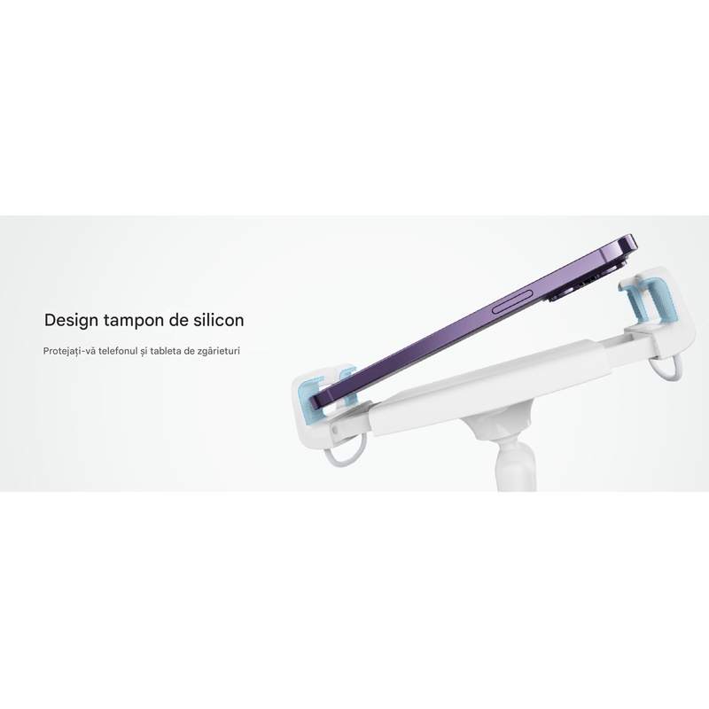 Laptop, Telefoane si Tablete - Laptopuri si accesorii - Accesorii Laptop - Standuri/Coolere notebook - Suport SAIJI KINDLE pentru tableta, monitor portabil, telefon, Nintendo, compatibil cu dispozitive de la 4,5”-15,6” - Infinity.ro