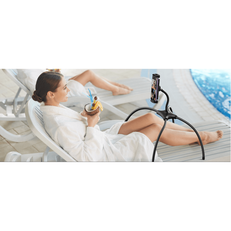 Laptop, Telefoane si Tablete - Laptopuri si accesorii - Accesorii Laptop - Standuri/Coolere notebook - Suport reglabil portabil pentru telefon, tableta, ipad, Nintendo, potrivit pentru dispositive de la 4,7” – 17,3”, Negru - Infinity.ro