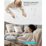 Laptop, Telefoane si Tablete - Laptopuri si accesorii - Accesorii Laptop - Standuri/Coolere notebook - Suport SAIJI KINDLE pentru tableta, monitor portabil, telefon, Nintendo, compatibil cu dispozitive de la 4,5”-15,6” - Infinity.ro