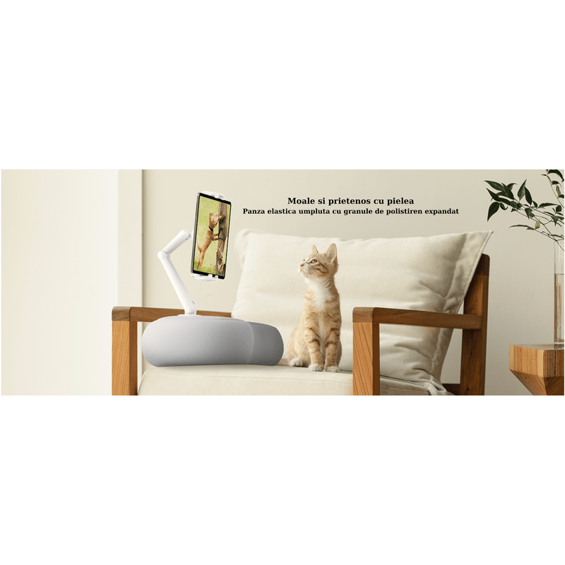 Laptop, Telefoane si Tablete - Laptopuri si accesorii - Accesorii Laptop - Standuri/Coolere notebook - Suport SAIJI KINDLE pentru tableta, monitor portabil, telefon, Nintendo, compatibil cu dispozitive de la 4,5”-15,6” - Infinity.ro