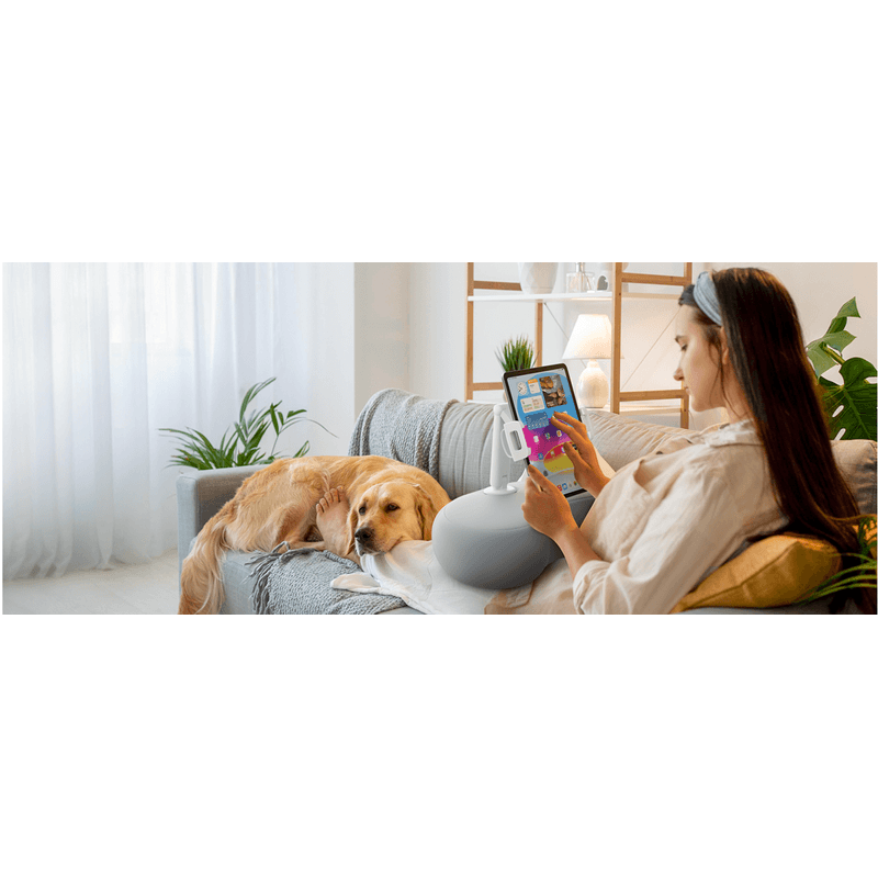 Laptop, Telefoane si Tablete - Laptopuri si accesorii - Accesorii Laptop - Standuri/Coolere notebook - Suport SAIJI KINDLE pentru tableta, monitor portabil, telefon, Nintendo, compatibil cu dispozitive de la 4,5”-15,6” - Infinity.ro