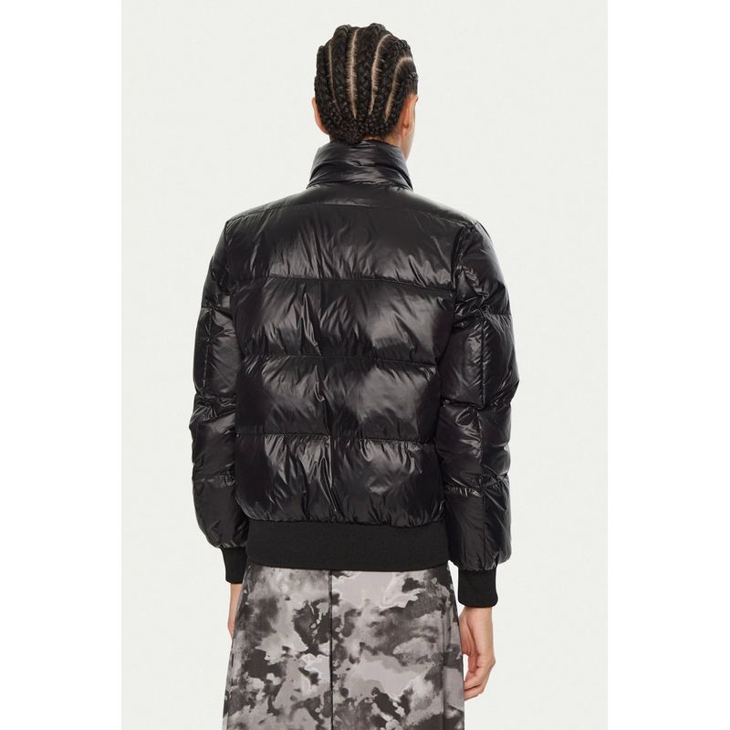 Fashion, accesorii si bijuterii - Femei - Imbracaminte femei - Jachete si geci femei - Geaca dama Armani Exchange XW000228, Negru,  L INTL - Infinity.ro