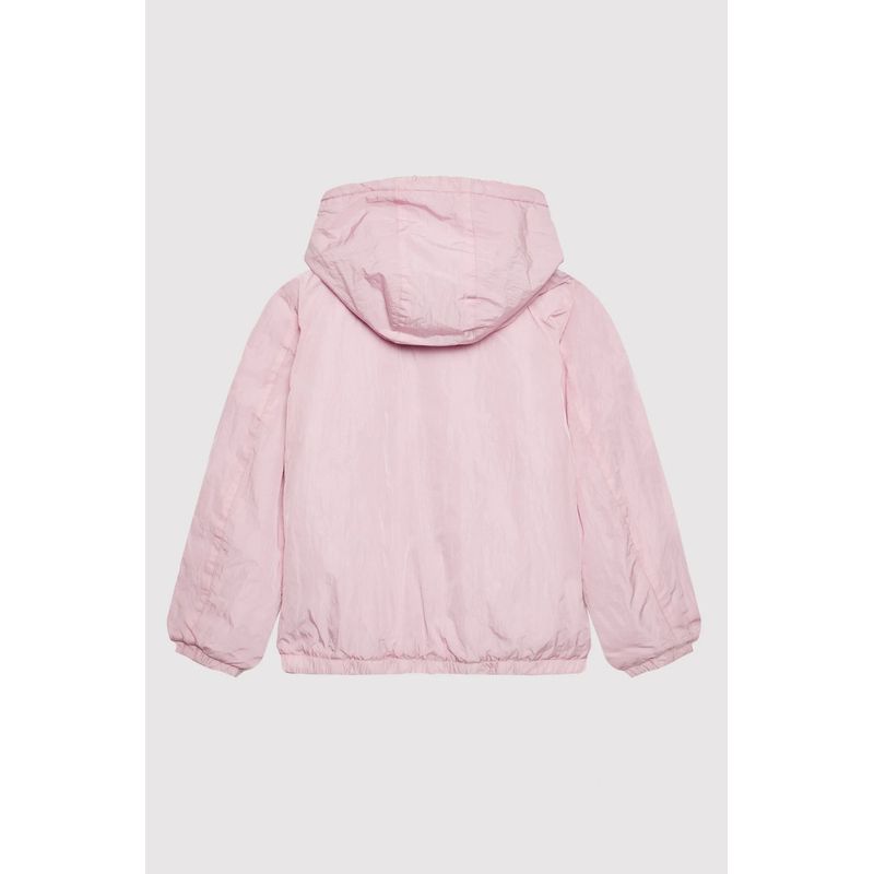 Fashion, accesorii si bijuterii - Copii - Imbracaminte copii - Jachete si geci copii - Geaca fete Guess H2YJ00, 128 CM 8 ani, Roz - Infinity.ro