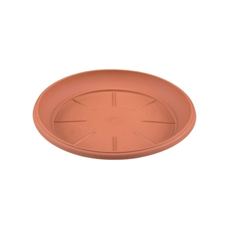 Casa si Gradina - Gradinarit si plante - Plante si ghivece - Ghivece si suporturi - Farfurie ghiveci flori, plastic, diametru 23cm, inaltime 3cm, culoare teracota - Infinity.ro