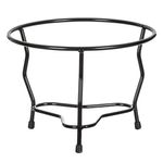 Casa si Gradina - Gradinarit si plante - Plante si ghivece - Ghivece si suporturi - Suport ghiveci metalic, negru, diametru 23cm, inaltime 18cm - Infinity.ro