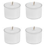 Casa si Gradina - Decoratiuni - Aromaterapie si lumanari - Lumanari si candele - Lumanari pastila, model ocean, set 4 bucati, culoare alb, timp ardere 6 ore - Infinity.ro