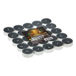 Casa si Gradina/Decoratiuni/Aromaterapie si lumanari/Lumanari si candele - Lumanari parfumate pastila, nero alli, aroma argan, set 25 bucati, culoare negru, timp ardere 4 ore - Infinity.ro