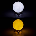 Casa si Gradina - Corpuri si surse de iluminat - Veioze si lampi - Veioze - Veioza moonlight, model suport plastic, diametru 12cm, lumini reglabile - Infinity.ro