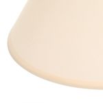 Casa si Gradina - Corpuri si surse de iluminat - Veioze si lampi - Veioze - Abajur veioza, bej, dimensiuni 8 x 14 x 21 cm, material plastic si bumbac - Infinity.ro