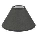 Casa si Gradina - Corpuri si surse de iluminat - Veioze si lampi - Veioze - Abajur veioza, gri, dimensiuni 8 x 14 x 21.5cm, material textil - Infinity.ro