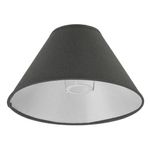 Casa si Gradina - Corpuri si surse de iluminat - Veioze si lampi - Veioze - Abajur veioza, gri, dimensiuni 8 x 14 x 21.5cm, material textil - Infinity.ro