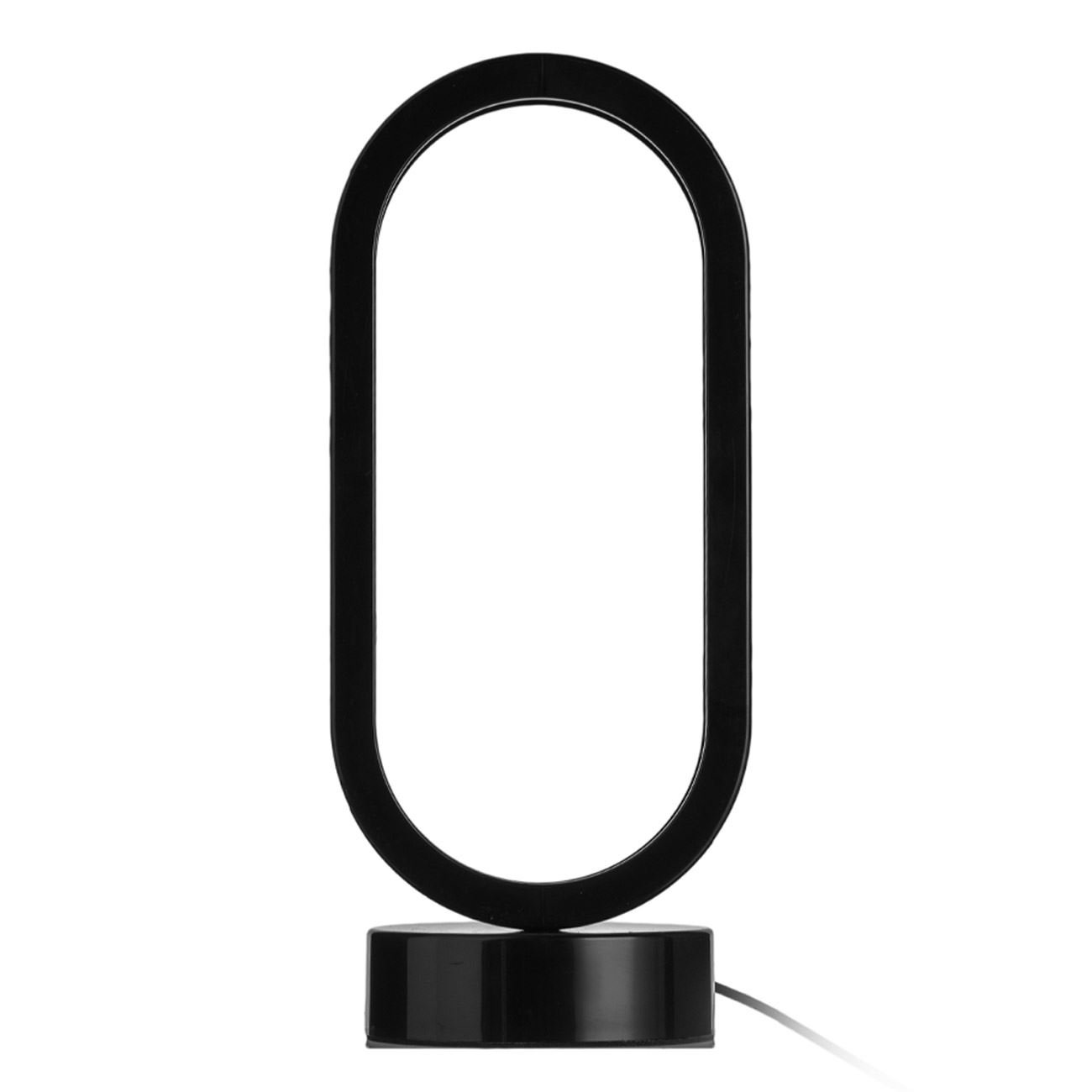 Veioza led, usb, 3 nuante, negru, 12 x 10x 28cm