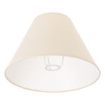 Casa si Gradina - Corpuri si surse de iluminat - Veioze si lampi - Veioze - Abajur textile, 10x 17 x 25 cm, culoare bej, suport e14 - Infinity.ro