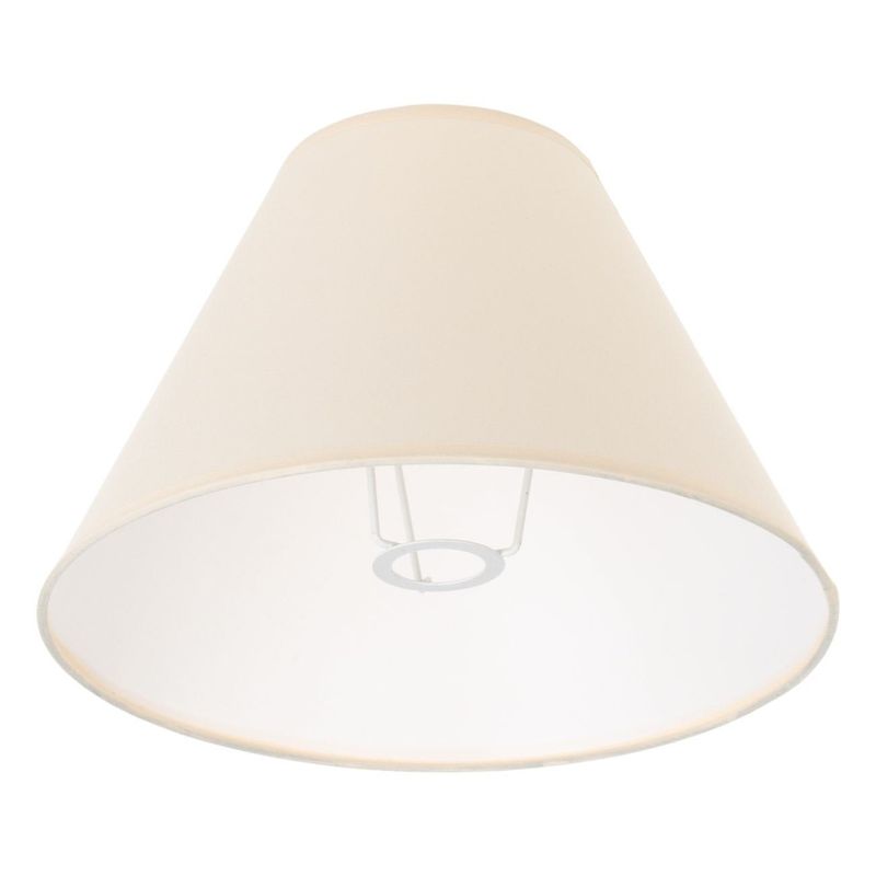 Casa si Gradina - Corpuri si surse de iluminat - Veioze si lampi - Veioze - Abajur textile, 10x 17 x 25 cm, culoare bej, suport e14 - Infinity.ro