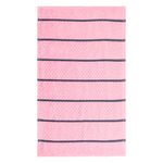 Casa si Gradina - Textile si covoare - Textile baie - Prosoape - Prosop bucatarie waffle, roz cu dungi maro, 60x 35cm, absorbant, 70% bumbac 30% poliester - Infinity.ro