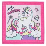 Casa si Gradina - Textile si covoare - Textile baie - Prosoape - Prosop bumbac unicorn, roz, 30x 30 cm - Infinity.ro