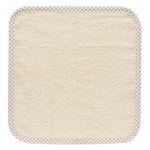 Casa si Gradina - Textile si covoare - Textile baie - Prosoape - Prosop bumbac, margine carouri, bej, 30x 30cm, pentru copii - Infinity.ro