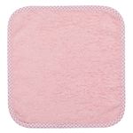 Jucarii, Copii si Bebe - Igiena si ingrijire - Baia bebelusului - Prosoape si halate de baie copii - Prosop copii, bumbac, roz, carouri, 30x 30cm - Infinity.ro