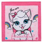 Casa si Gradina - Textile si covoare - Textile baie - Prosoape - Prosop bumbac, model pisica, roz, 30x 30cm - Infinity.ro
