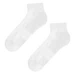 Fashion, accesorii si bijuterii - Femei - Lenjerie si pijamale femei - Sosete si ciorapi femei - Sosete sport, 2 perechi, dama, culoare alba - Infinity.ro