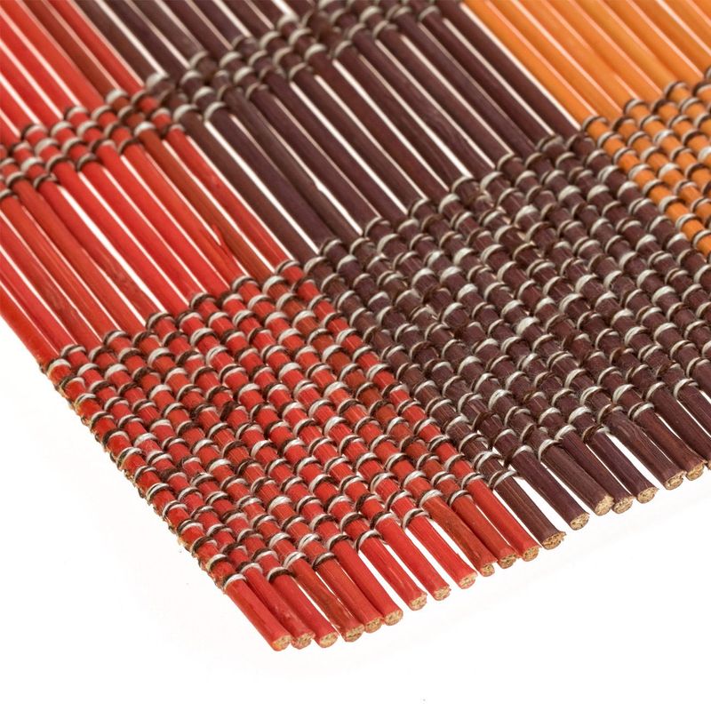 Casa si Gradina - Textile si covoare - Textile bucatarie - Servete si naproane - Set suporturi farfurii, bambus, 45 x 30cm, multicolor - Infinity.ro