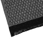Casa si Gradina - Textile si covoare - Textile bucatarie - Servete si naproane - Suport farfurii, model romburi, bumbac, negru-alb, 42 x 30cm - Infinity.ro