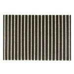 Casa si Gradina - Textile si covoare - Textile bucatarie - Servete si naproane - Suport pentru farfurii, bambus, dungi negru-bej, 45 x 30.5 cm - Infinity.ro