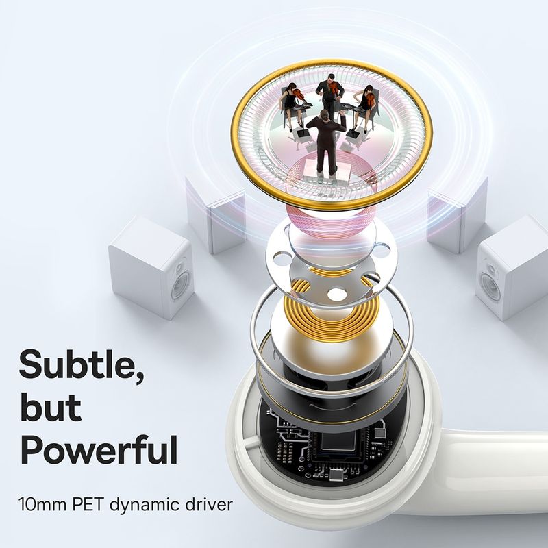 TV, Audio-Video si Foto - Portabile audio - Casti audio - Casti cu Fir Type-C - Baseus Encok C18 (NGCR030102) - Alb - Infinity.ro