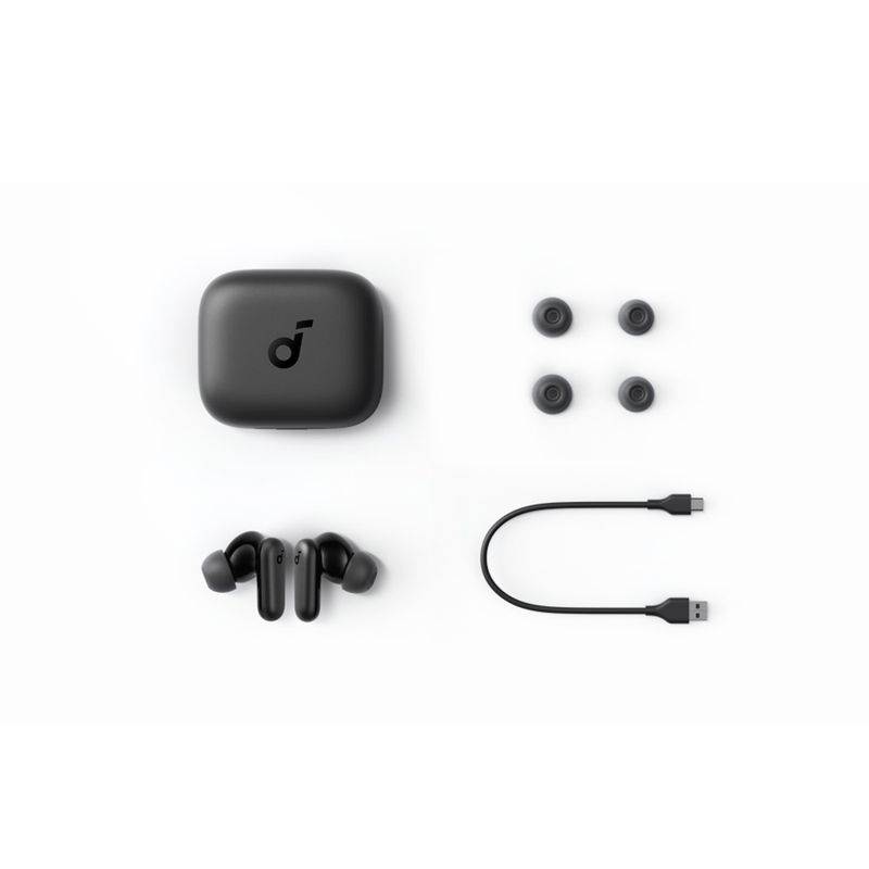 TV, Audio-Video si Foto - Portabile audio - Casti audio - Casti Albastrutooth TWS, Noise Cancelling, Touch Control, IP54 - Anker SoundCore P30i (A3959311) - Negru - Infinity.ro