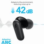 TV, Audio-Video si Foto - Portabile audio - Casti audio - Casti Albastrutooth TWS, Noise Cancelling, Touch Control, IP54 - Anker SoundCore P30i (A3959311) - Negru - Infinity.ro