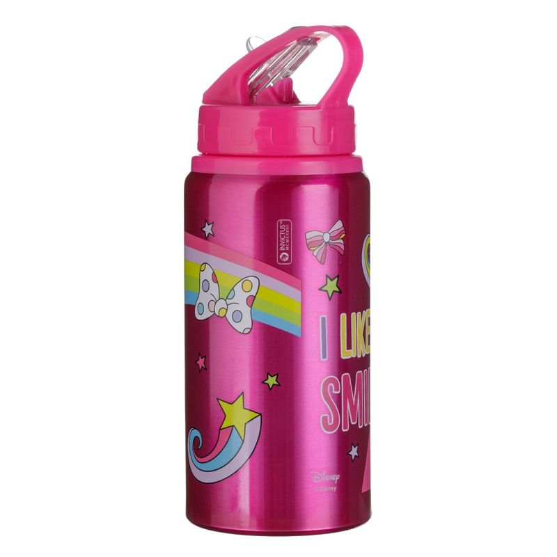 Casa si Gradina - Bucatarie si vesela - Cani si pahare - Sticle - Sticla apa disney minnie, flip top, aluminiu, culoare fucsia, capacitate 0,5l - Infinity.ro