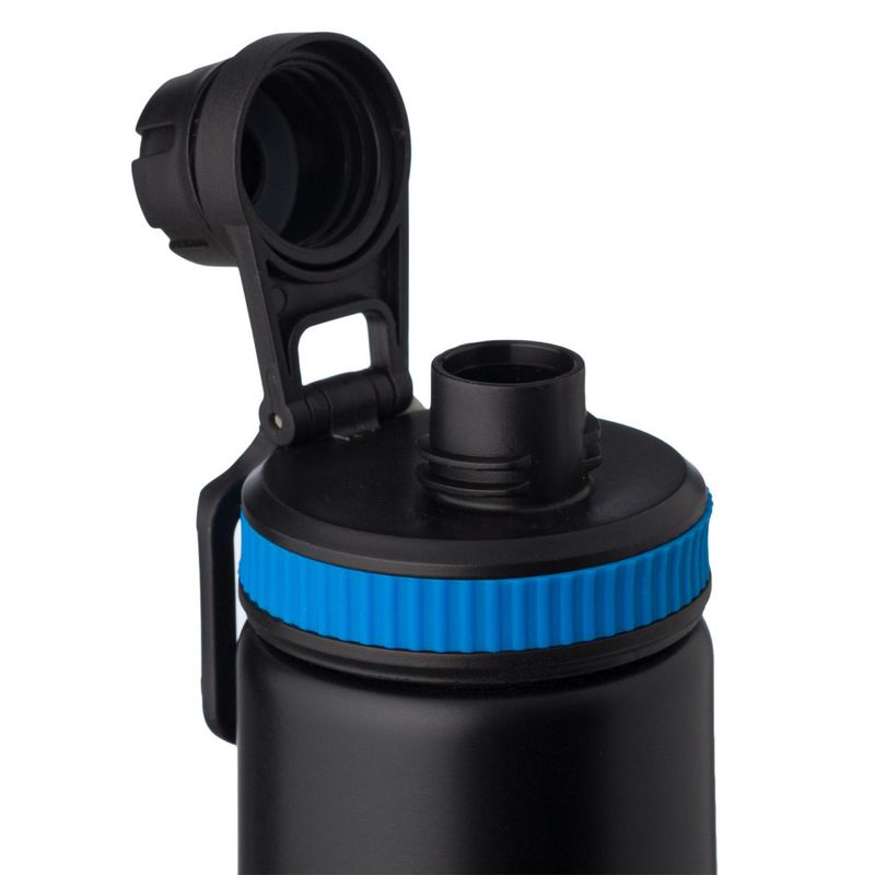 Casa si Gradina - Bucatarie si vesela - Cani si pahare - Sticle - Sticla apa sport, the coolest water, capacitate 0,7l, negru mat - Infinity.ro