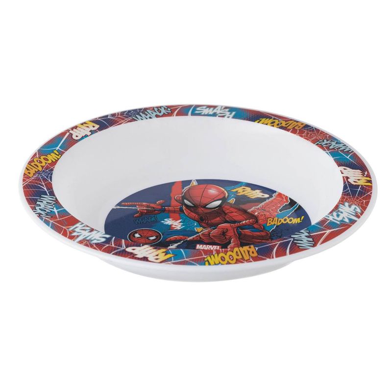 Casa si Gradina - Bucatarie si vesela - Vesela si tacamuri - Farfurii si boluri - Farfurie adanca plastic, spiderman, multicolor, 20cm - Infinity.ro