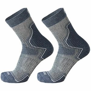 Sosete Sport Mico Trail Bleumarin Gri Barbati