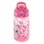 Casa si Gradina - Bucatarie si vesela - Cani si pahare - Sticle - Sticla apa copii, model pisica, mecanism pop-up, capacitate 0,5l, roz - Infinity.ro