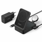 Laptop, Telefoane si Tablete - Telefoane mobile si accesorii - Accesorii Telefoane - Incarcatoare telefoane - Statie de Alimentare pentru Apple, 15W + Incarcator si Cablu Type-C - Anker (B2557311) - Negru - Infinity.ro