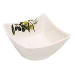 Casa si Gradina - Bucatarie si vesela - Vesela si tacamuri - Farfurii si boluri - Bol portelan, model maslina, alb, capacitate 200ml - Infinity.ro