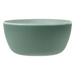 Casa si Gradina - Bucatarie si vesela - Vesela si tacamuri - Farfurii si boluri - Bol plastic, model dungi, culoare verde menta, capacitate 4l - Infinity.ro