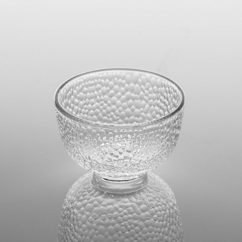 Casa si Gradina - Bucatarie si vesela - Vesela si tacamuri - Farfurii si boluri - Bol sos, model transparent dots, capacitate 100ml, diametru 7cm, inaltime 4.5cm, sticla - Infinity.ro