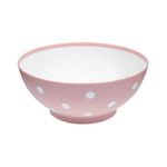Casa si Gradina - Bucatarie si vesela - Vesela si tacamuri - Farfurii si boluri - Bol plastic, model buline, culoare roz, capacitate 750ml - Infinity.ro