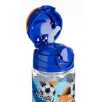 Casa si Gradina - Bucatarie si vesela - Cani si pahare - Sticle - Sticla apa, model fotbal, pop-up, capacitate 500ml, multicolor, plastic - Infinity.ro