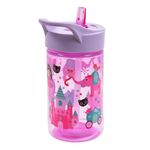 Casa si Gradina - Bucatarie si vesela - Cani si pahare - Sticle - Sticla de apa, flip top, model printesa, capacitate 430ml, culoare lila - Infinity.ro