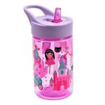 Casa si Gradina - Bucatarie si vesela - Cani si pahare - Sticle - Sticla de apa, flip top, model printesa, capacitate 430ml, culoare lila - Infinity.ro
