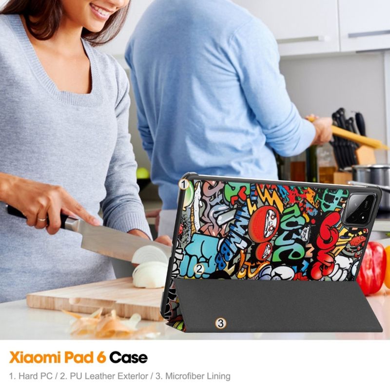 Laptop, Telefoane si Tablete - Tablete si accesorii tablete - Accesorii Tablete - Huse tablete - Husa pentru Xiaomi Pad 6S Pro 12.4 - Techsuit FoldPro - Urban Vibe - Infinity.ro