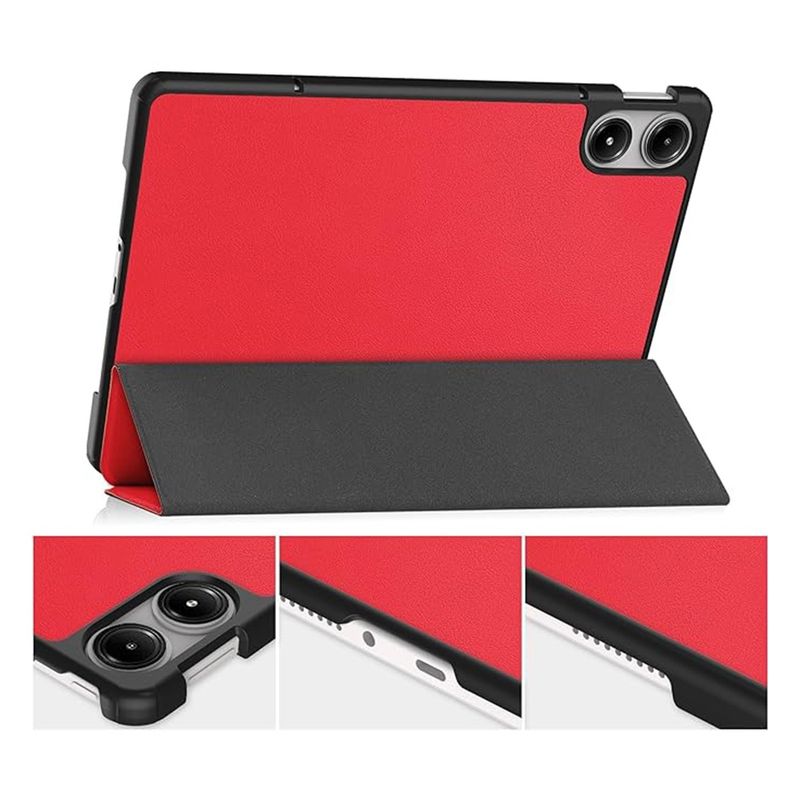 Laptop, Telefoane si Tablete - Tablete si accesorii tablete - Accesorii Tablete - Huse tablete - Husa pentru Xiaomi Rosumi Pad Pro / Poco Pad - Techsuit FoldPro - Rosu - Infinity.ro