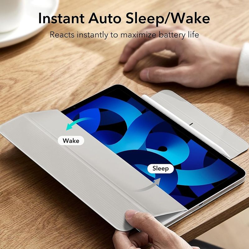 Laptop, Telefoane si Tablete - Tablete si accesorii tablete - Accesorii Tablete - Huse tablete - Husa pentru iPad Pro 11 2018 / iPad Air 4 / 5 / 11 (2020/2022/2024) - ESR Rebound Magnetic - Alb - Infinity.ro