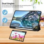 Laptop, Telefoane si Tablete - Tablete si accesorii tablete - Accesorii Tablete - Huse tablete - Husa pentru Samsung Galaxy Tab A9 Plus - Techsuit Flex Trifold - Matcha Verde - Infinity.ro